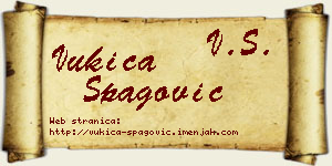 Vukica Špagović vizit kartica